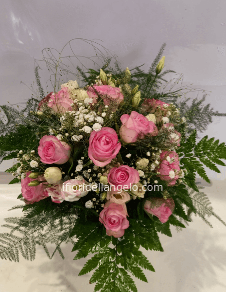 Bouquet di roselline rosa small