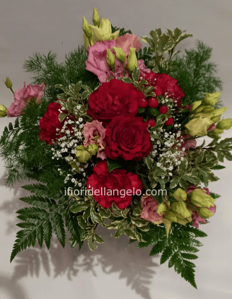 BOUQUET LISIANTHUS E ROSE SMALL
