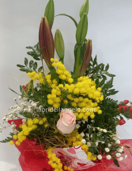 BOUQUET LILIUM E FIORI MISTI